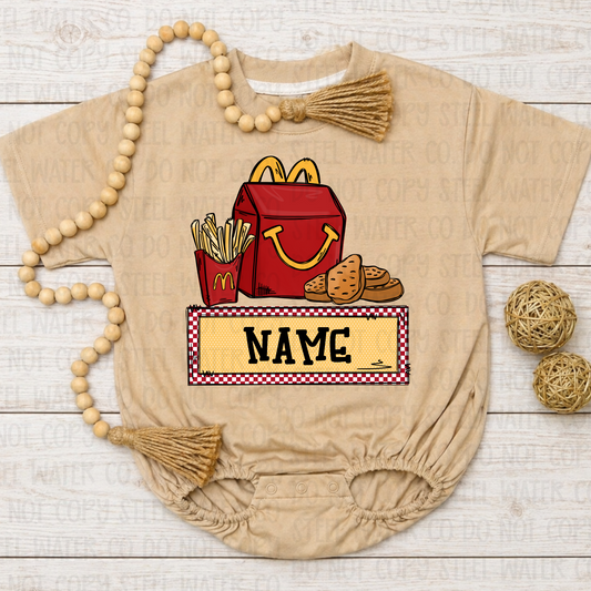 McD Nuggets Name Plate