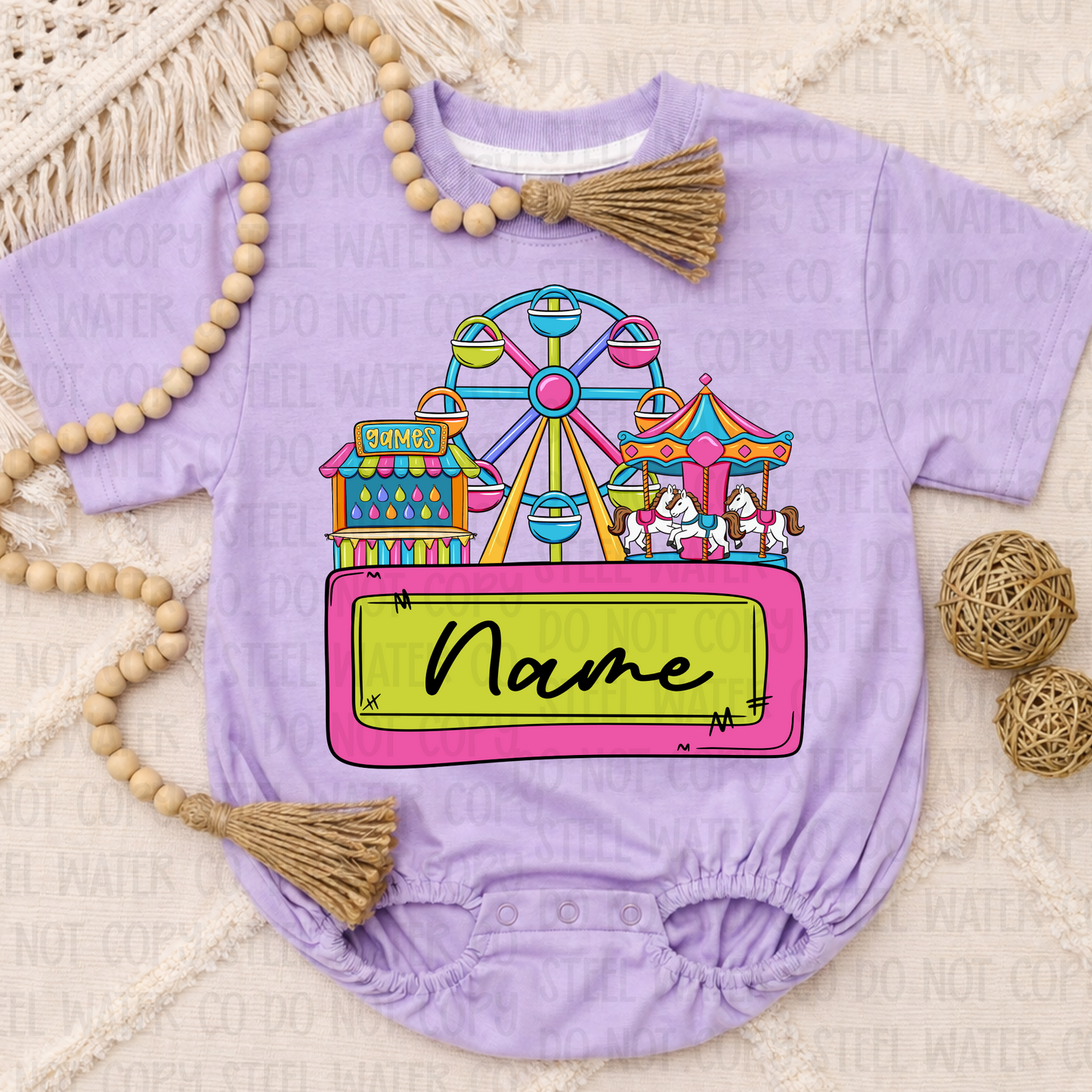 Fair Ferris Wheel Name Plate