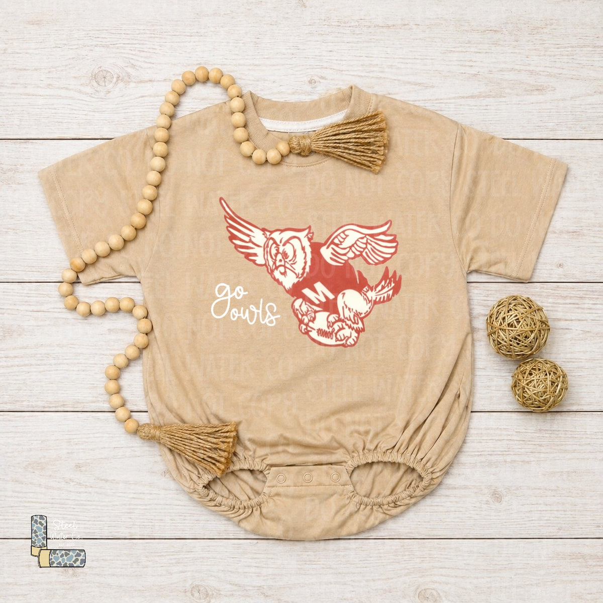 Owls Flying Mascot