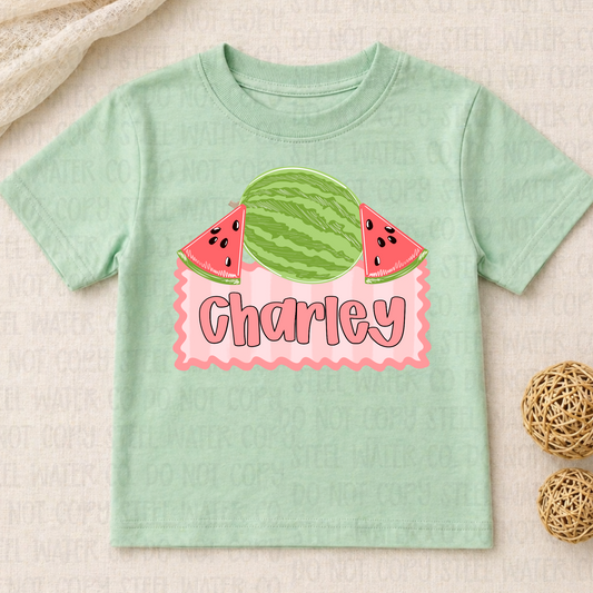 Watermelon Name Plate