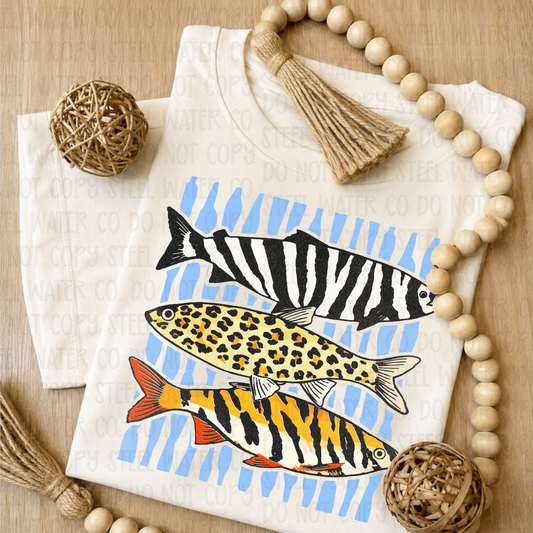 Pink or Blue Wild Fish