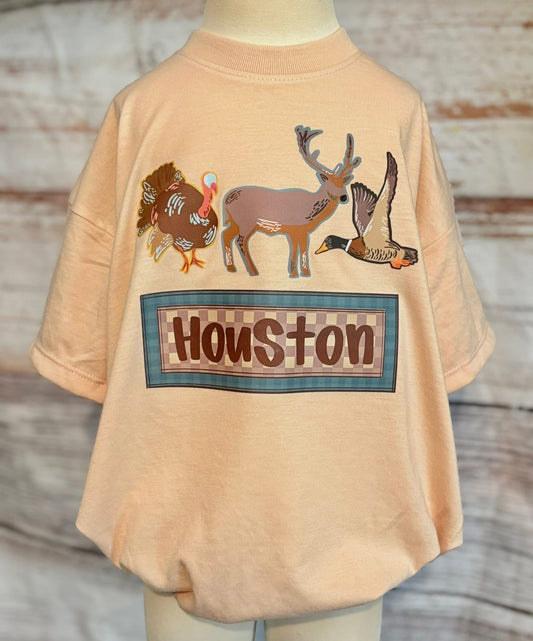 Hunting Trio Name Block