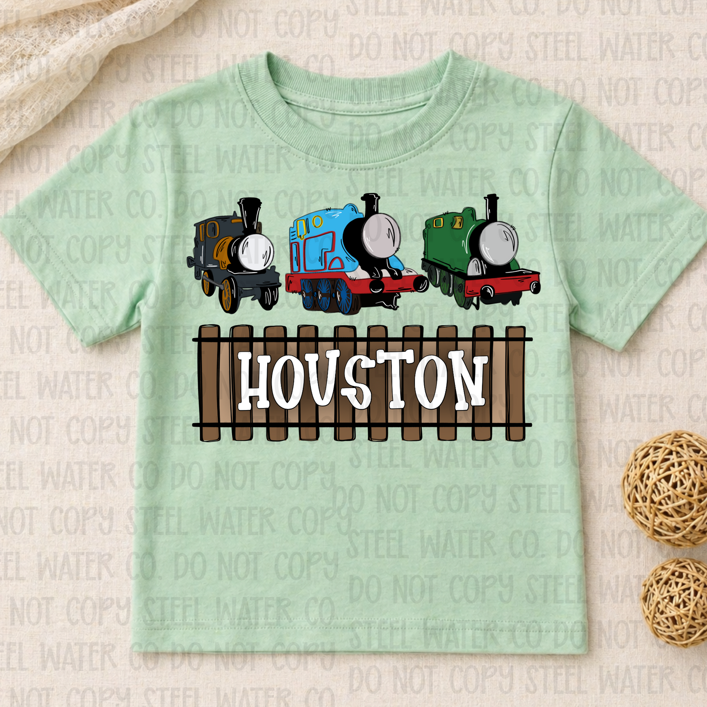 Train Trio Name Plate