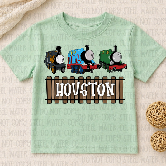 Train Trio Name Plate