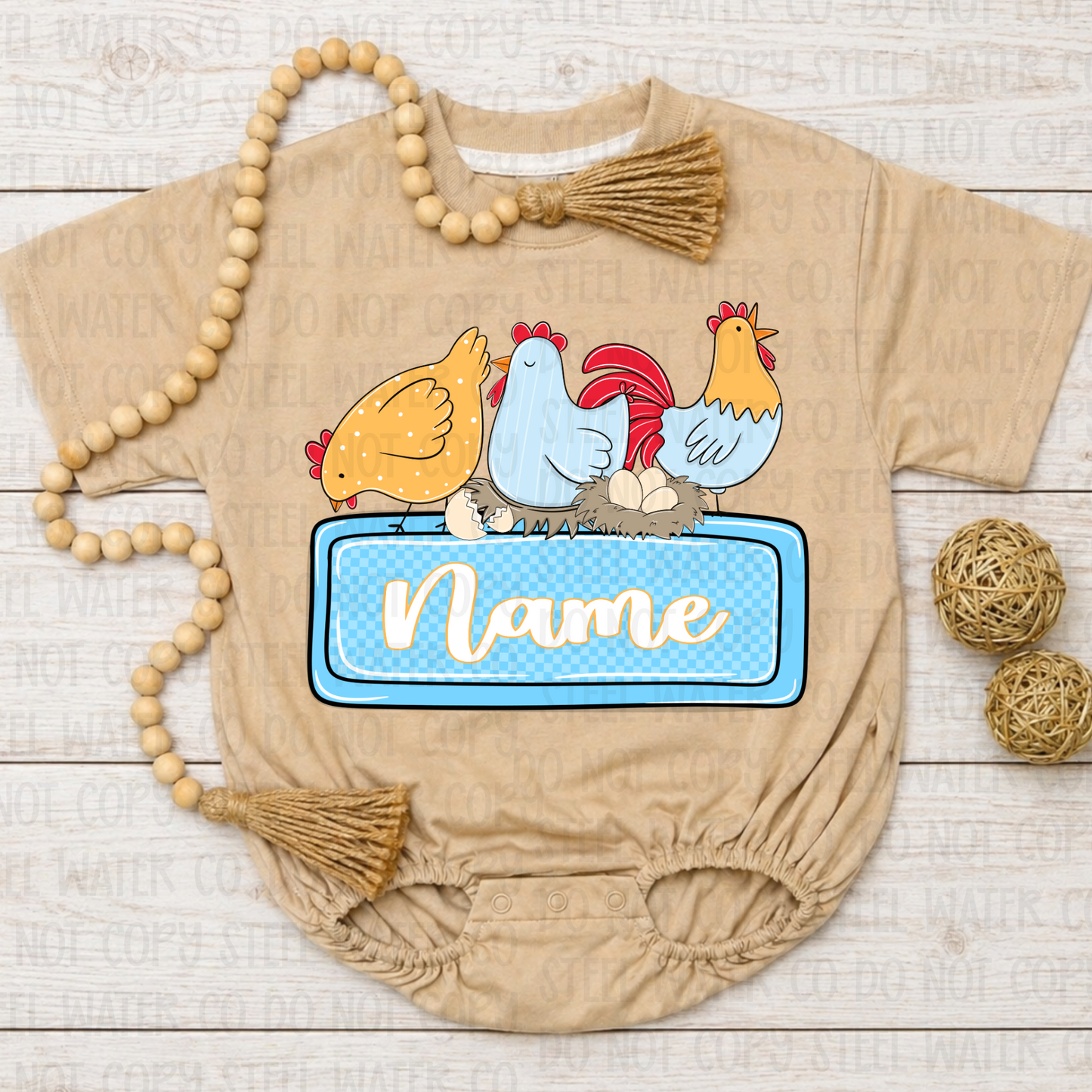 Chicken Eggs Name Plate