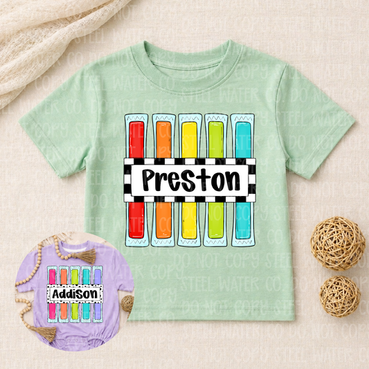 Popsicle Name Plate