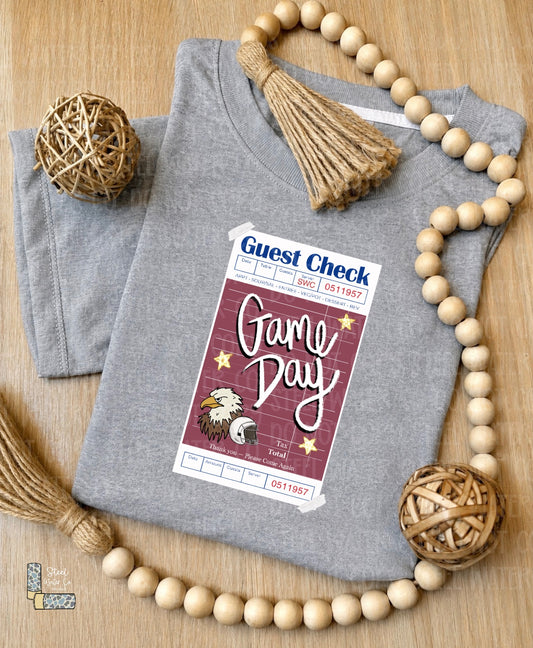 Eagles Guest Check