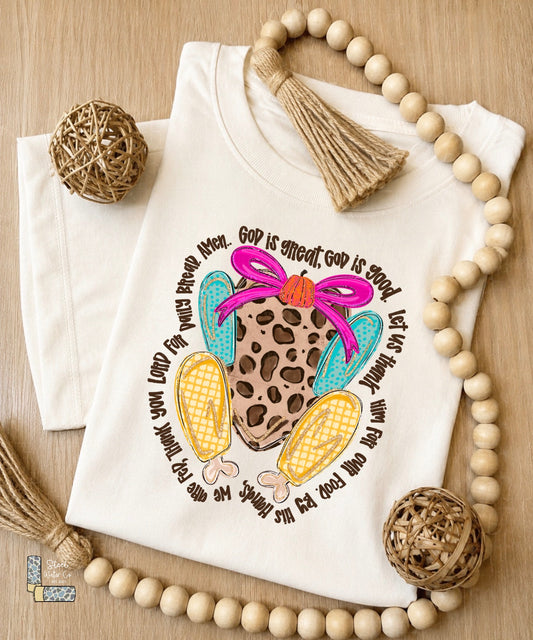 Boy/Girl Camo/Leopard Turkey Thanksgiving