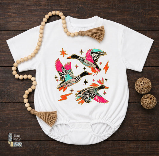 Retro Zebra Mallards