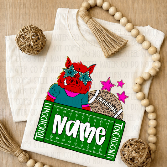 Hogs Preppy Name Plate